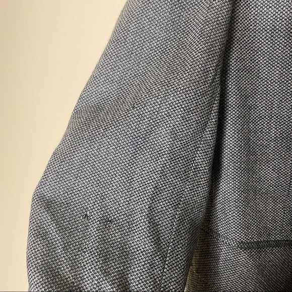 Vintage Burberry Gray 100% Pure New Wool Blazer - Picture 4 of 9